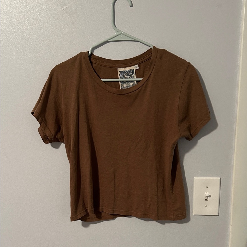 Cropped Ojai Tee - Coyote